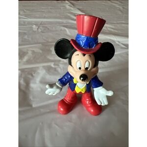 Disney Mickey Mouse Ringmaster Epcot Center Poseable Toy Action Figure Top Hat